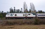 AMTK 1406, trailing DPU on S/B Amtrak re-certification train to run between Seattle, WA., and Vancouver, B.C. 